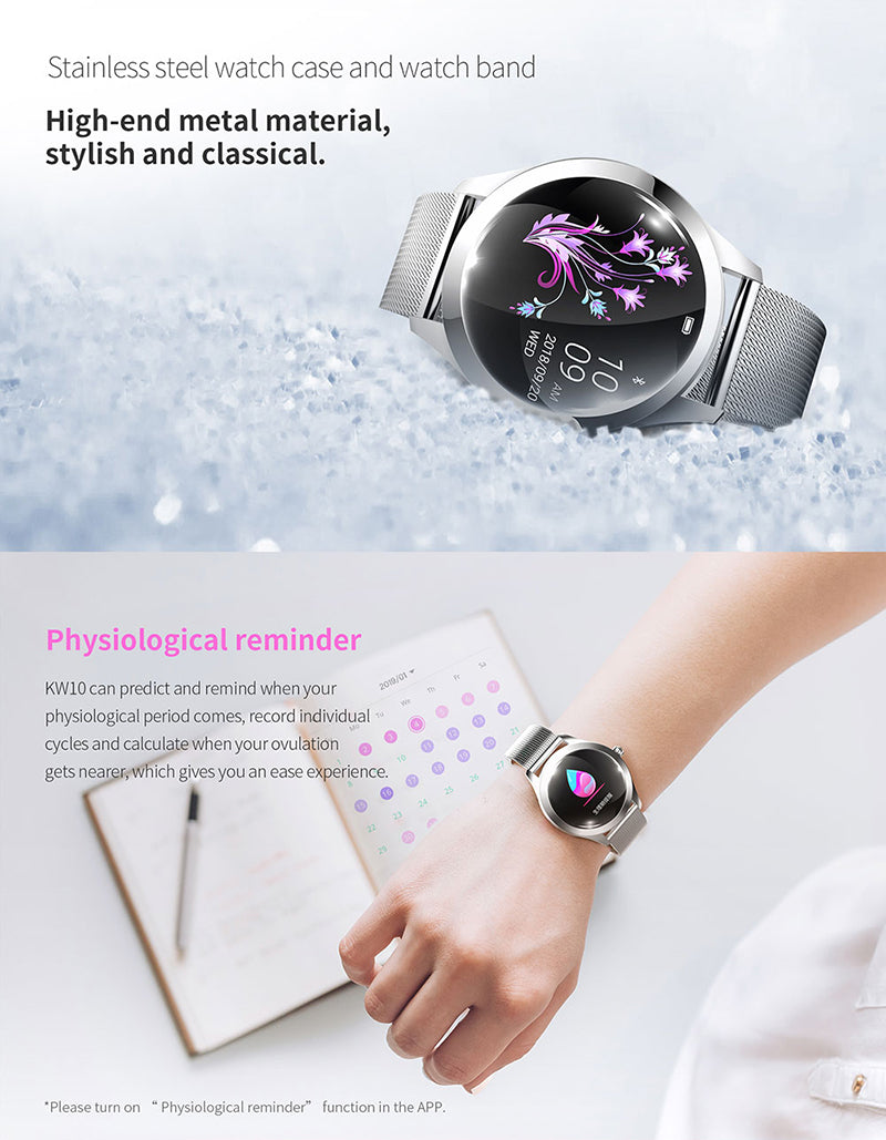 Smartwatch KW10 Pro – Elegancia, tecnología y bienestar 💖