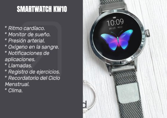 Smartwatch KW10 Pro – Elegancia, tecnología y bienestar 💖